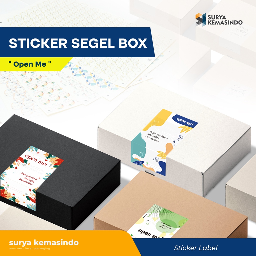 

Sticker Segel Box (5x10 cm) Stickercutting/Cuttingsticker/Label/Labelnama/LabelHijab/LabelBaju