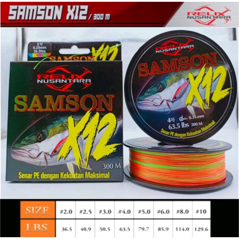 pe relix nusantara samson x12 300m 2,5