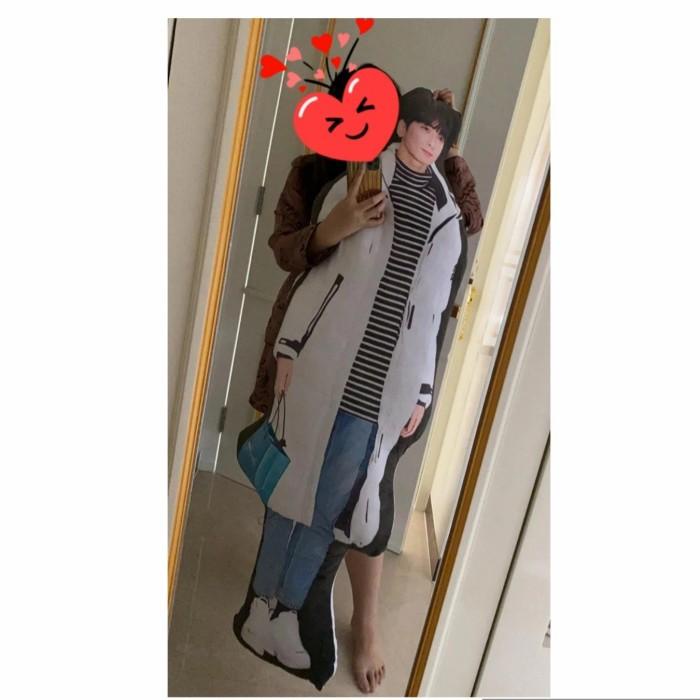 Pillow Doll | Bantal Guling Custom Foto Jumbo Bentuk Idol Kpop Bts Exo