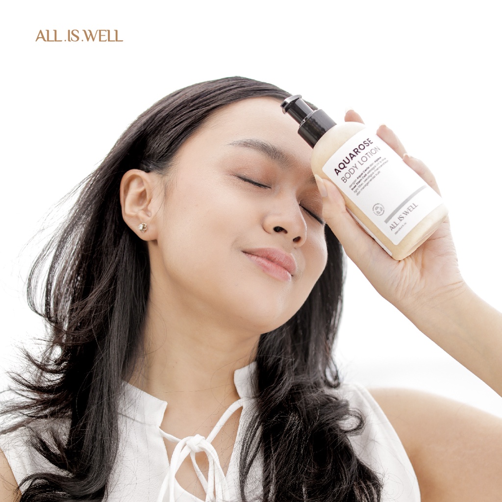 ALL IS WELL Aquarose Body Lotion - Instant Brightening 250ml