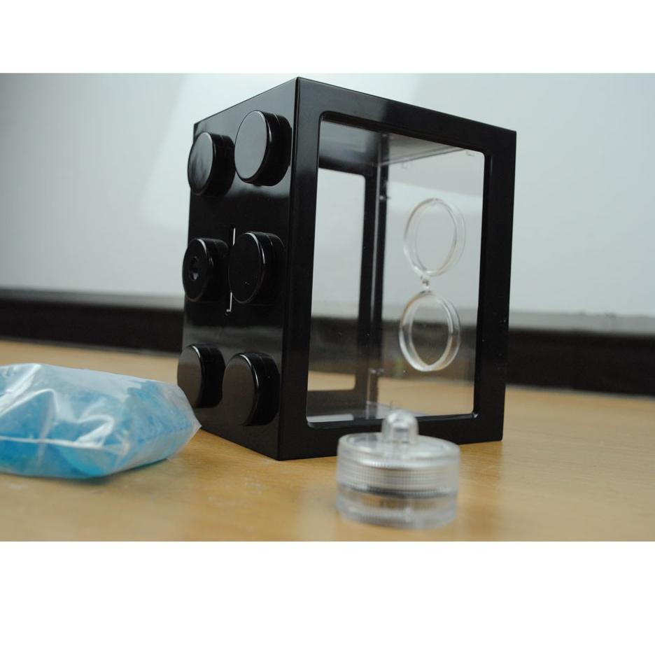 Terbaru 6.6 LARIS Aquarium Mini Bentuk Lego Terlengkap Lampu LED, Akuarium Ikan Kecil Cupang Murah B