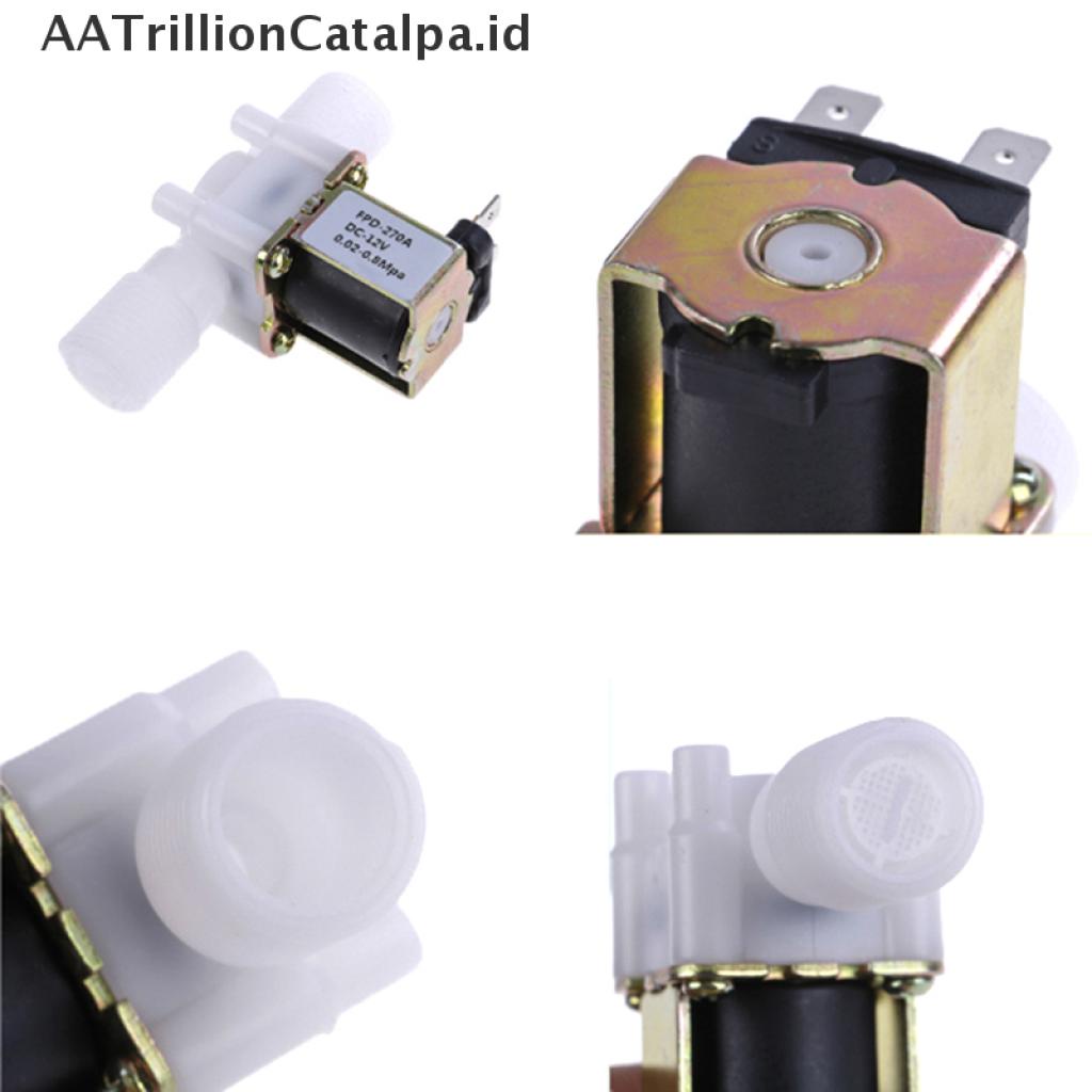 (AATrillionCatalpa) G1 / 2 &quot;Katup solenoid Bertekanan 12V 24V 220V Untuk Air Mancur Tenaga Surya