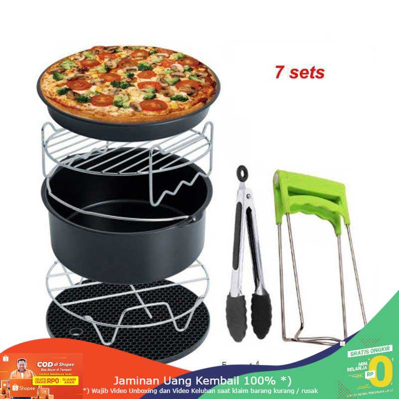 (BISA COD) RVOSTR ufeng Set Aksesoris Air Fryer for Gowise Phillips Cozyna 7 PCS QC007