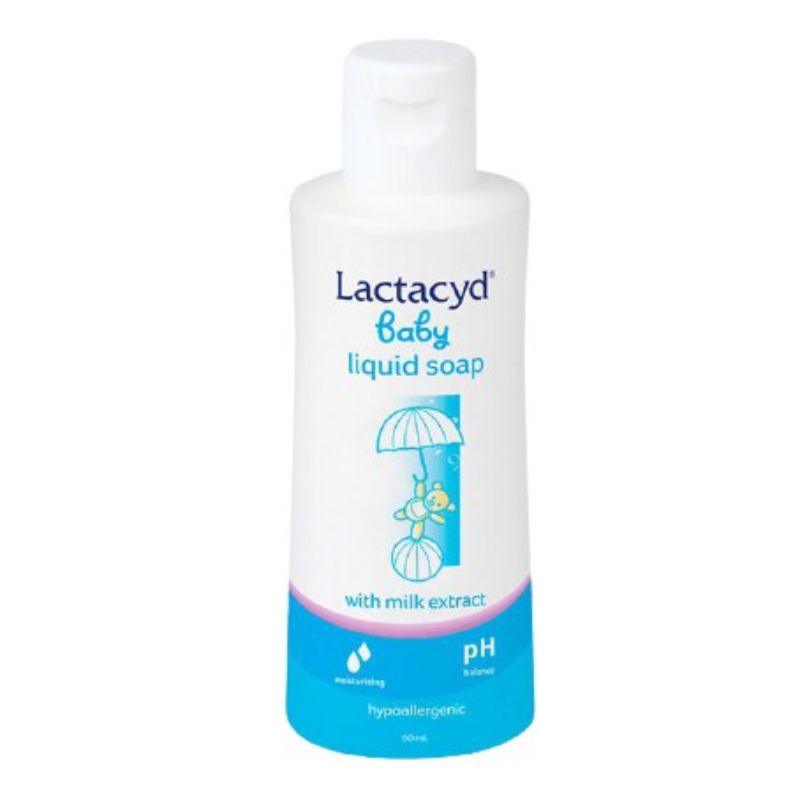 LACTACYD Baby Liquid Soap Blue with Milk Extract  60ml 150ml 250ml pump 500ml