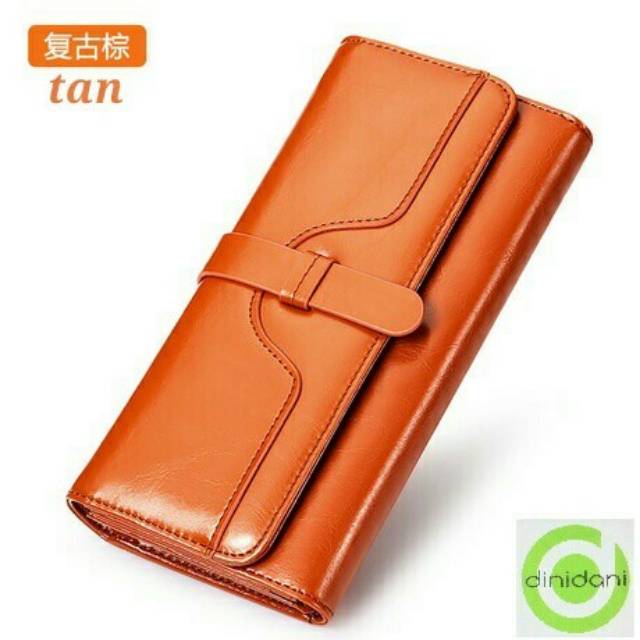 Dompet lipat lidah sabuk/ dompet wanita Ukuran panjang