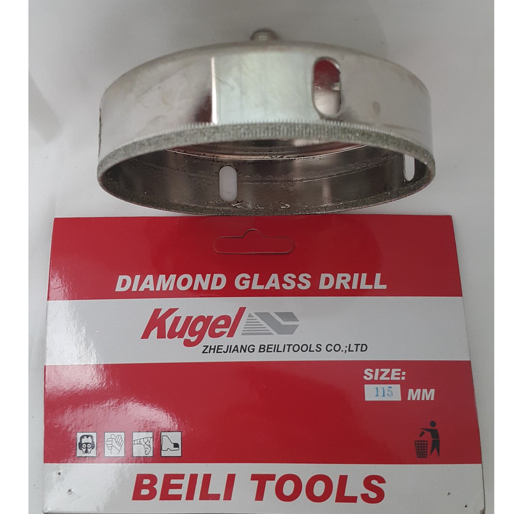 KUGEL DIAMOND CORE FOR GLASS 115 MM - MATA BOR KACA 115 MM