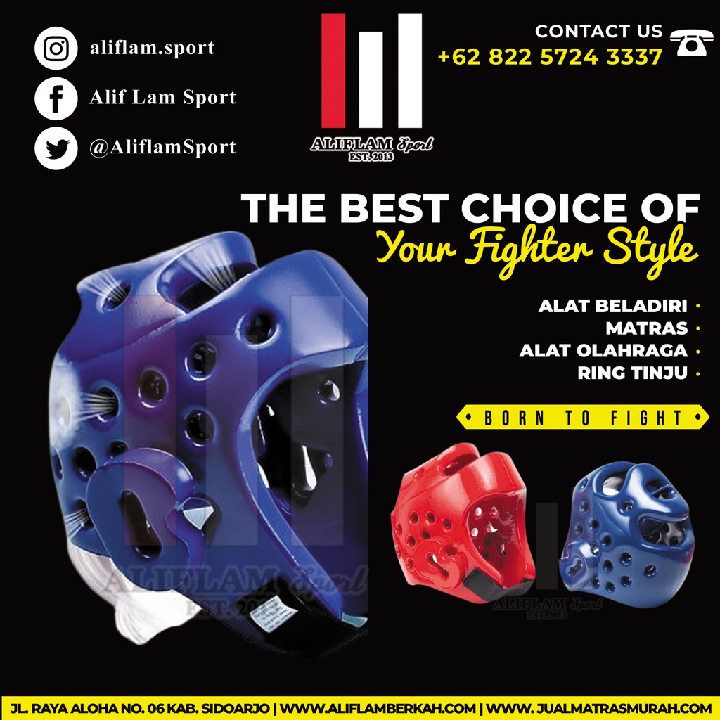 Headguard Taekwondo Pelindung Kepala Beladiri Taekwondo