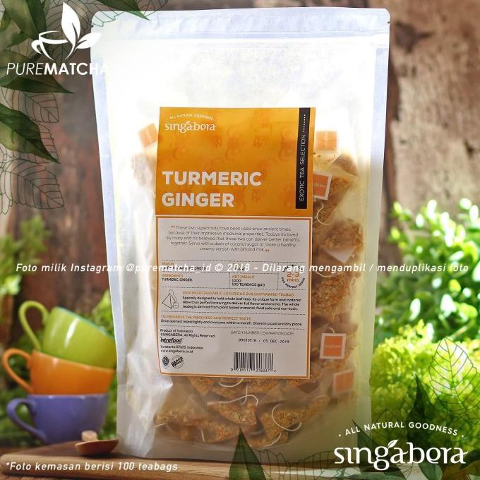 

Jual Singabera Teh Premium Indonesia - Turmeric Ginger Tisane 100Tb Jahe Teh