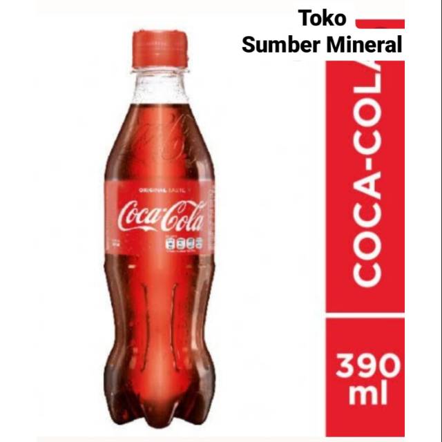 

COCA COLA PET KEMASAN 390 ML ISI 12 PCS