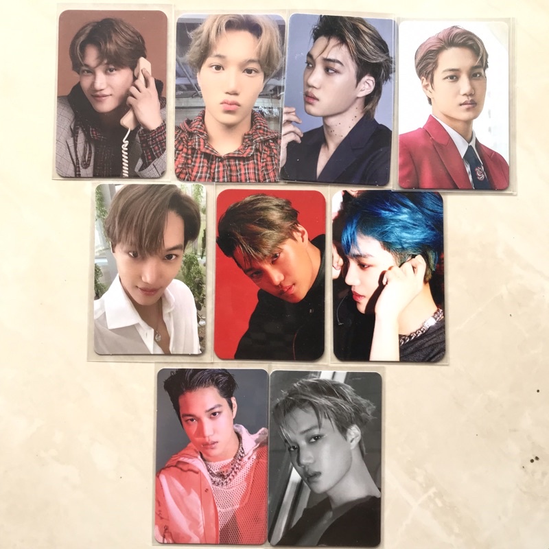 official photocard pc kai exo non album super m superm photopack sg21 fortune card exploration