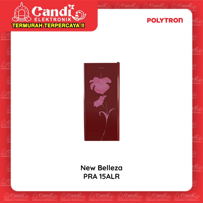 POLYTRON KULKAS 1 PINTU PRA-15ALR / PRA 15ALR - Tempered 150 liter