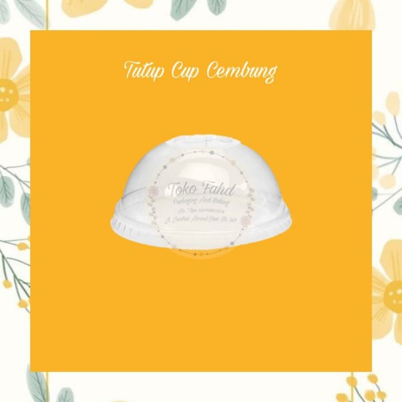 Tutup Cup Pop Ice/Tutup Cembung Pop Ice/Tutup Gelas/Tutup cup Juice