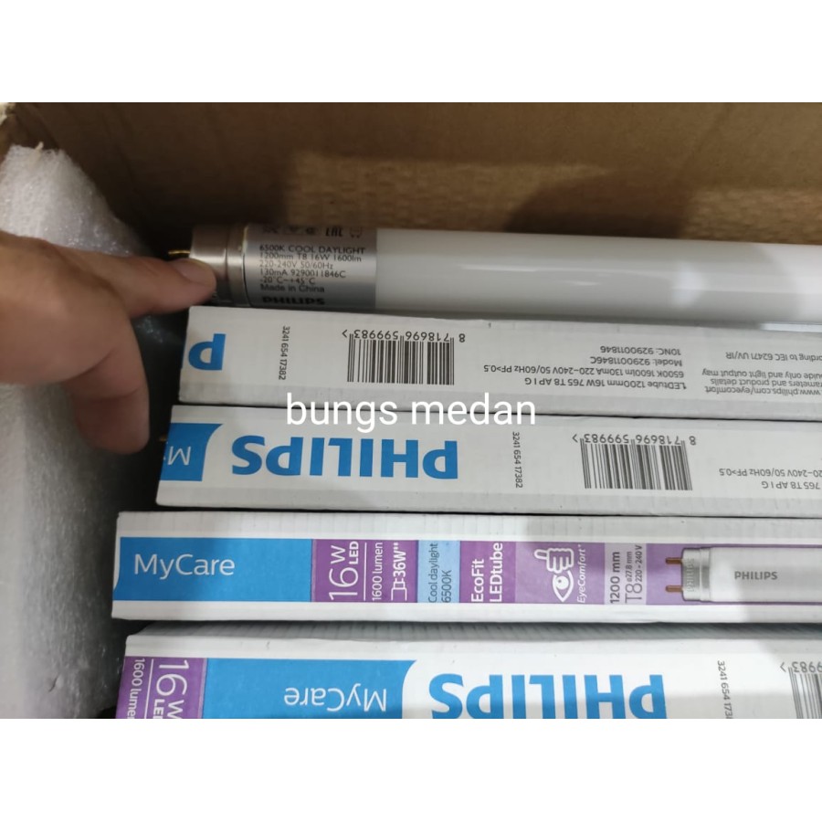 Philips TL LEDTube 16w 16 WATT PUTIH TL-LED LED TUBE L1200 ECOFIT T8