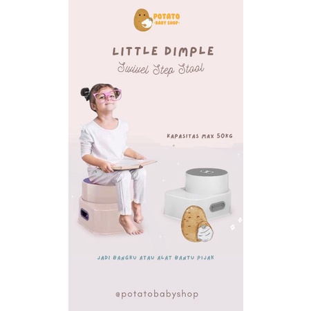 Little Dimple Swivel Step Stool - Pijakan Tangga Anak