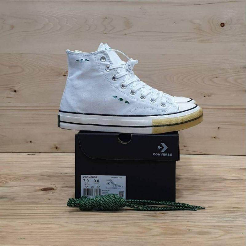 converse dr.woo hugh white green