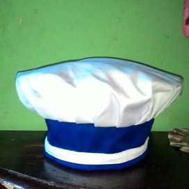 Topi koki kombinasi warna best quality premium anak dan dewasa