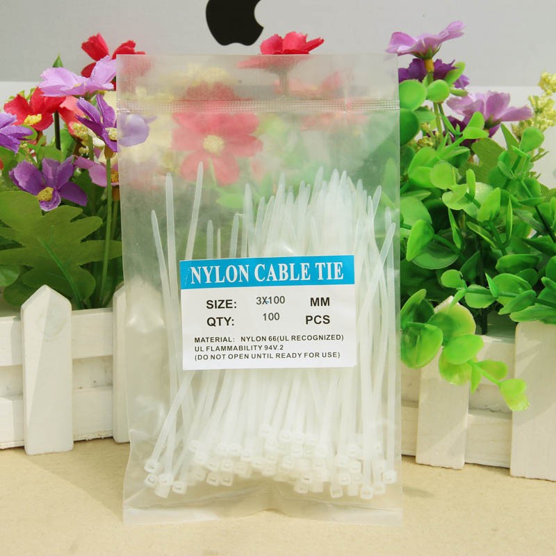 KABEL TIES TIS 2,5 x 100 MM 100PCS NYLON NILON PENGIKAT SERBAGUNA CABLE