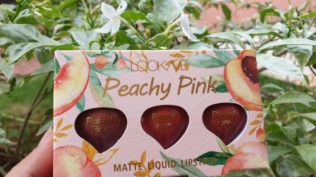 [ ECER ] PEACH PINK LOVE LIPCREAM LOOKME