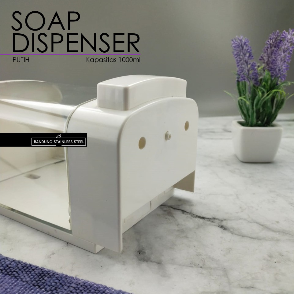 Soap Dispenser Besar 1000ml Wadah Tempat Sabun Cair Shampo Plastik