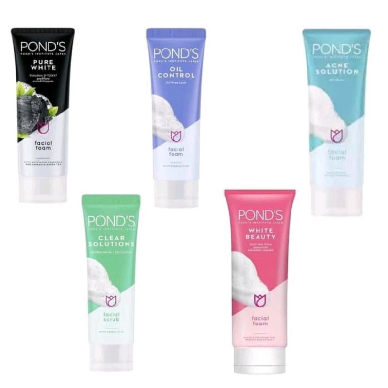 Ponds Facial Foam | Pond's Facial Foam - Face Wash - Pond's Sabun Pembersih Muka 50gr - 100gr All Varian