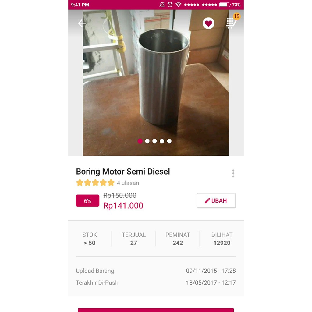 boring semi diesel scorpio Terlaris