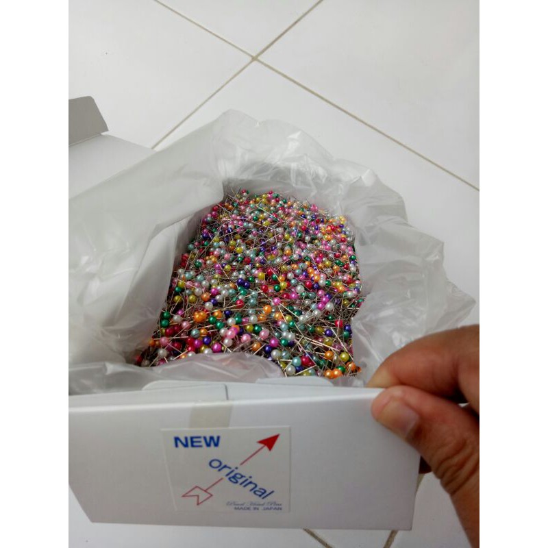 GROSIR Jarum Pentul New Original Japan Jepang Asli Pearl Head Pins Bagus Good Quality