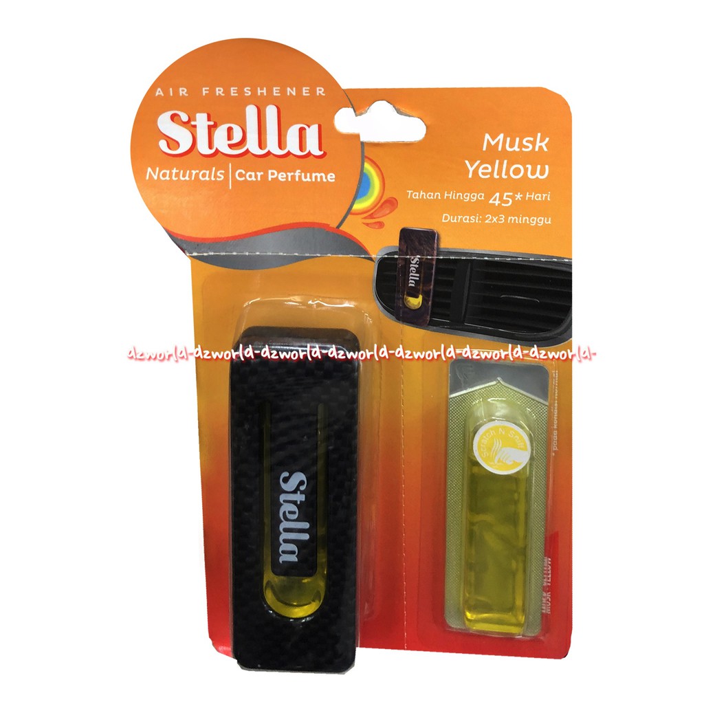 Stella Energy Purple 45 Hari Pengharum Mobil Stella Air Freshener Naturals Car Perfume dengan alat