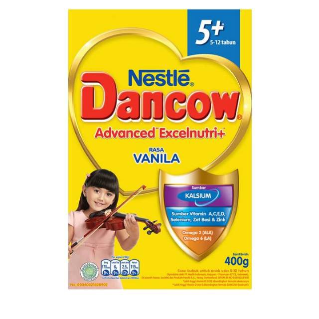 Dancow 5+ Prtcs Vanila Probio 400 Gr