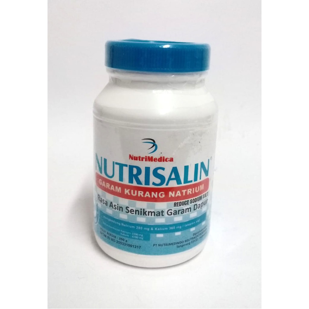 

Nutrisalin Garam Kurang Natrium 200 gr