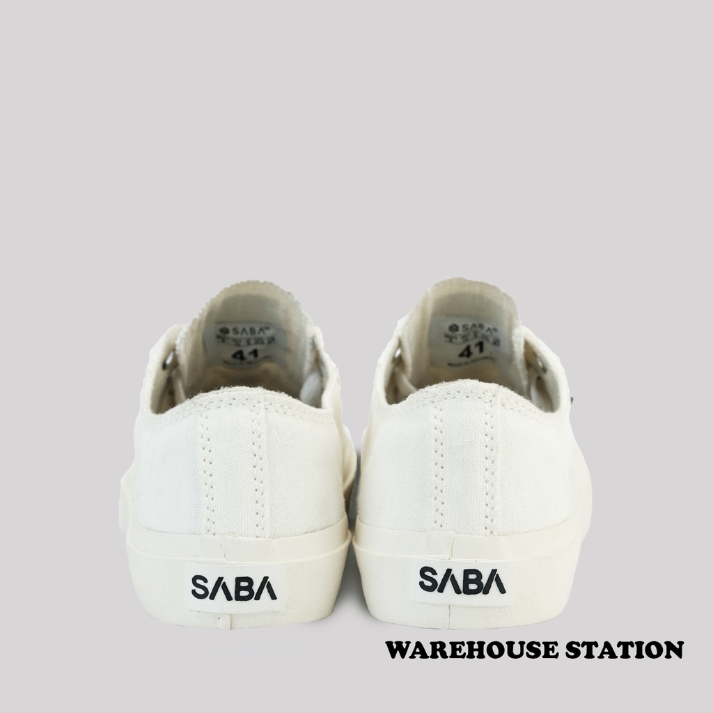 SABA Basic Low Off white - Sepatu Sneakers Casual Pria Wanita