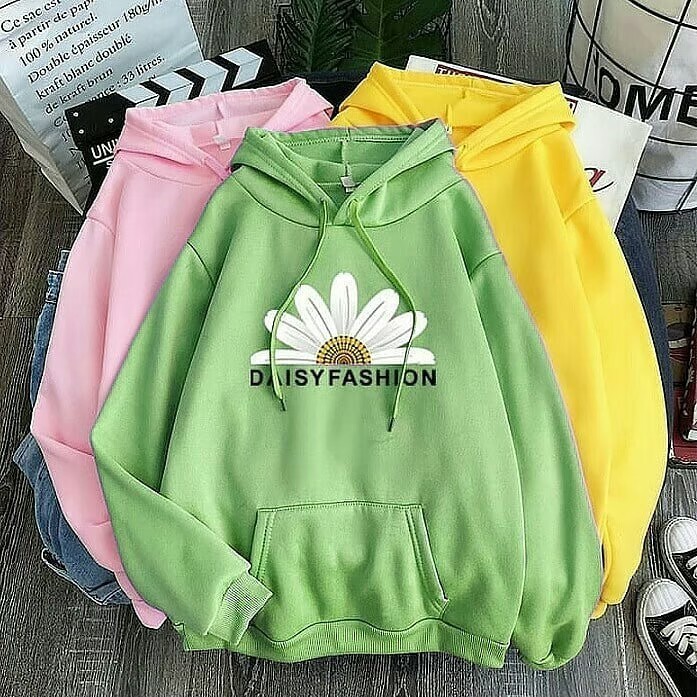 RCL - SWEATER HOODIE JUMPER DAISY FASHION SIZE L-XL (PRIA &amp; WANITA)