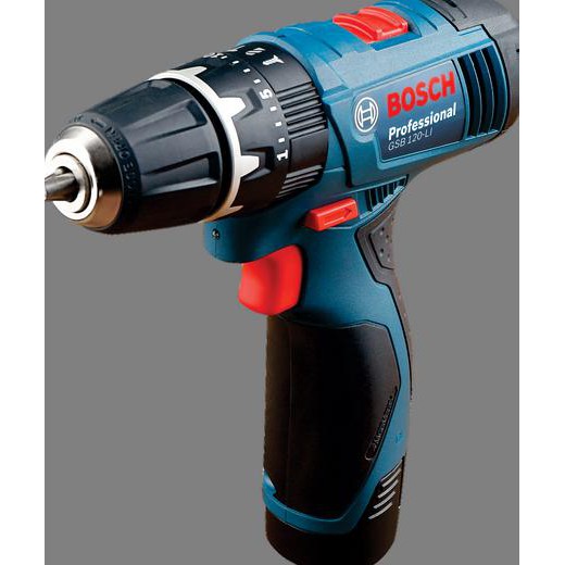 Bosch GSB 120-LI Cordless Impact Drill / Bor Tembok Baterai 120 LI