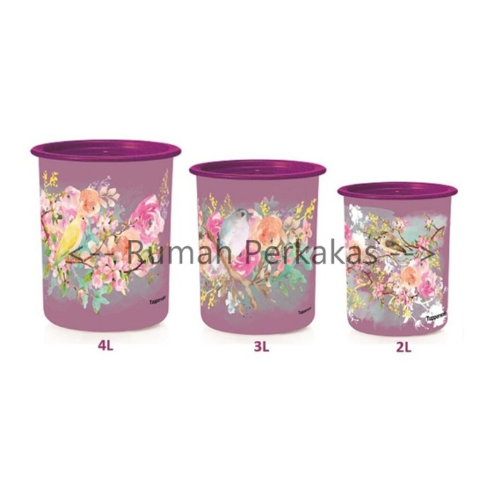 FREE ONGKIR Shabby Chic Canister 3pcs toples kue