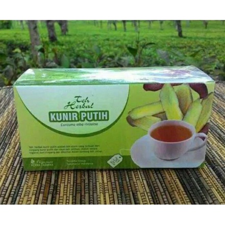 TEH HERBAL KUNIR PUTIH MENGOBATI KANKER. TUMOR &amp; OBAT LAMBUNG  isi 20 Kantong Halal MUI Izin BPOM