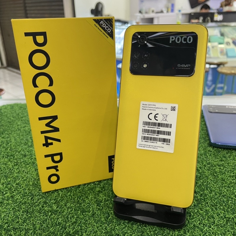 poco m4 pro ram 6/128gb second mulus fullset original bekas pakai