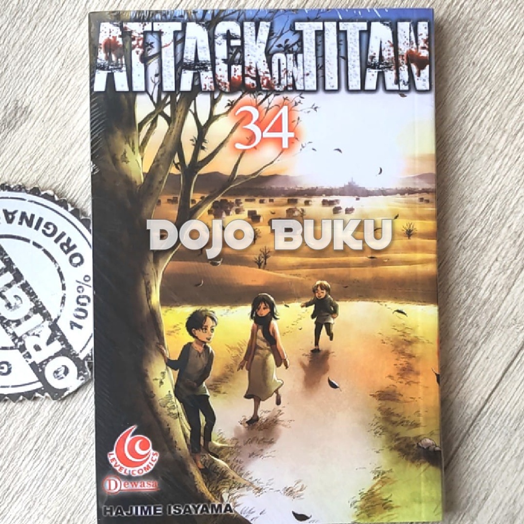 Komik Attack on Titan 34 by Hajime Isayama