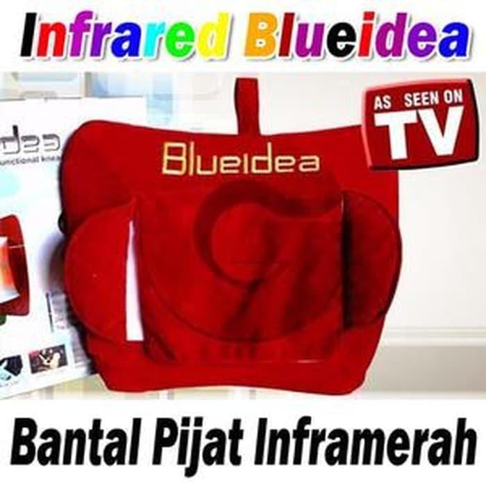 Bantal Pijat Shiatsu Blueidea / Alat Pijat Punggung / Alat Pijat Blueidea / Alat Terapi Pijat PinggangInfrared