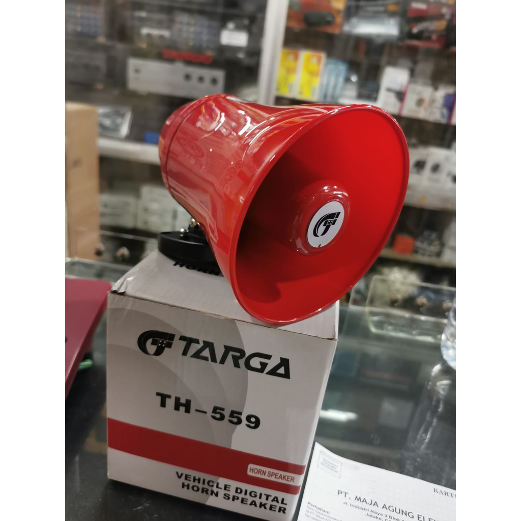 Speaker Corong Targa TH 559 Horn Speaker mini tf card usb bluetooth rekam suara dagang jualan keliling