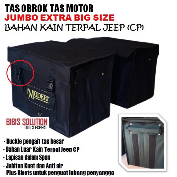 TAS MOTOR TAS OBROK KURIR POS SPRINTER TAS ANGKUT BARANG TAS KERANJANG MOTOR BAHAN TERPAL KUAT JUMBO