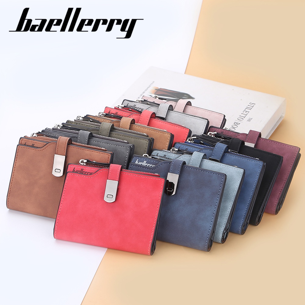 BAELLERRY N2359 Dompet Wanita Kecil Bahan Kulit PU Leather Premium WATCHKITE WKOS