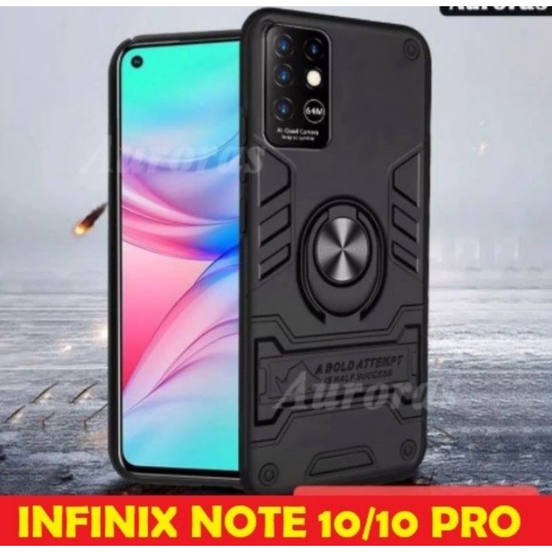 Infinix Note 30 PRO 30 12 2023 G96 10 7 Lite, Note 10 Pro, Hot 9 10 Play 11 PLAY Soft Hard Case Thunder Ring Cover