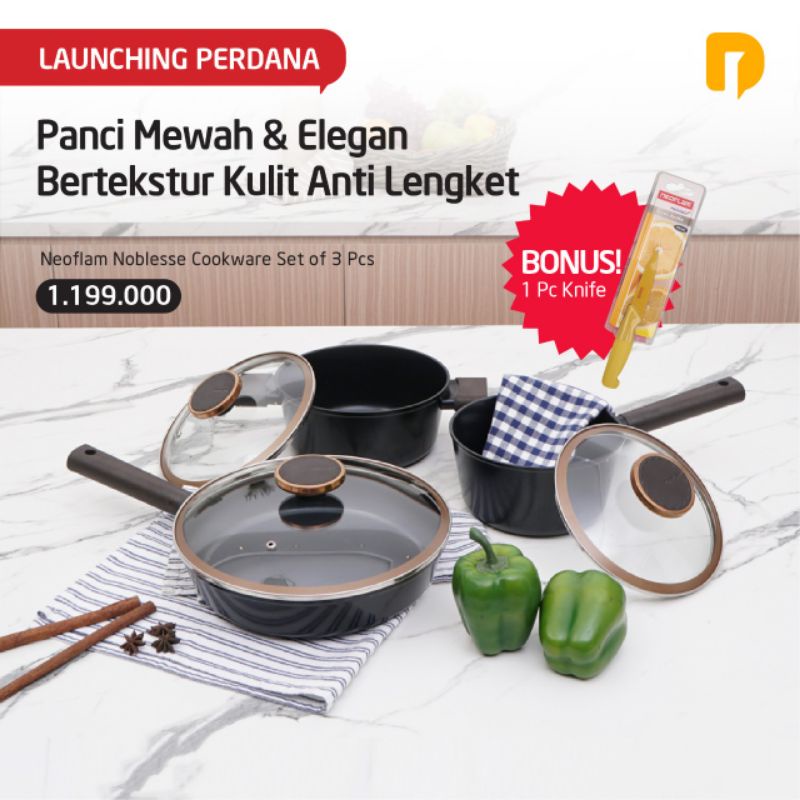 Panci Neoflam Noblesse Panci Mewah Panci Premium Panci Anti Lengket