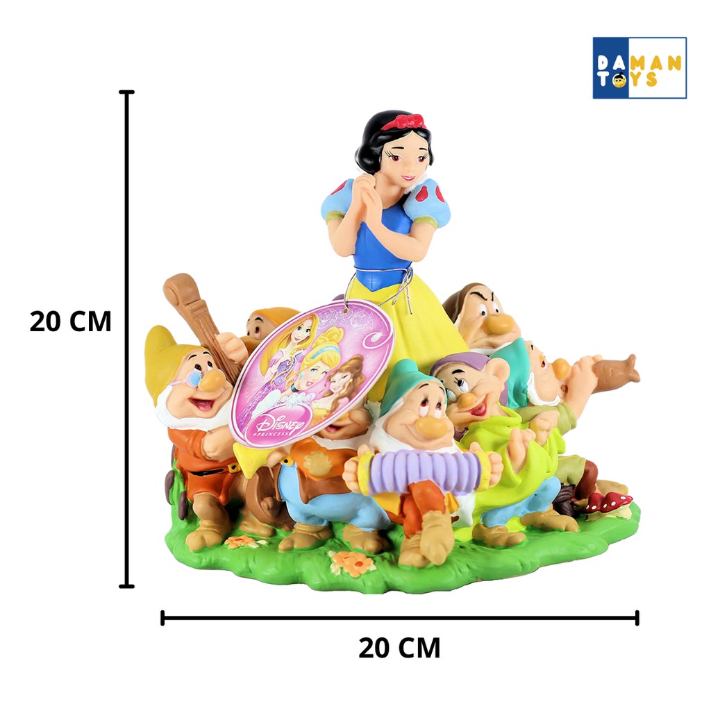 Action Figure Snow white Princess Original Disney Model Celengan, Mainan Anak Perempuan