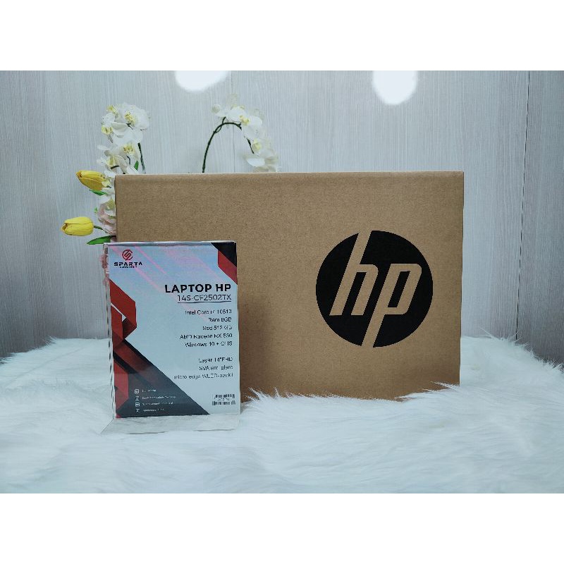 Laptop HP 14s CF2502TX Core i7 Gen 10 Ram 8 GB SSD 512 GB AMD Radeon RX 530 2GB New