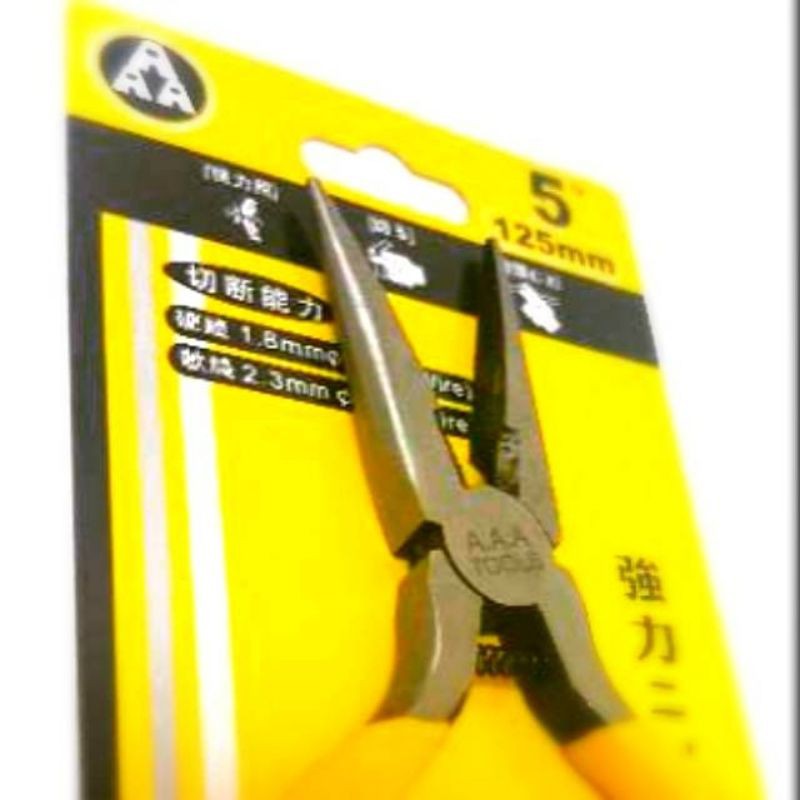 TANG JEPIT 5&quot; AAA 125MM TOOLS LONG NOSE PLIERS s1