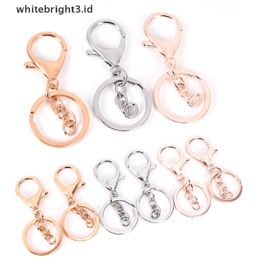 (whitebright3.id) 10pcs Gantungan Kunci Lobster DIY