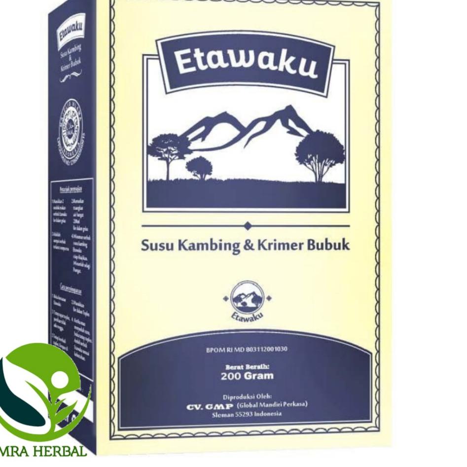 

New ETAWAKU PLATINUM - Susu Bubuk Kambing Murni | DayMilk Campuran Susu Kambing Bubuk & Krimer Bubuk Rasa Original 200gr .,
