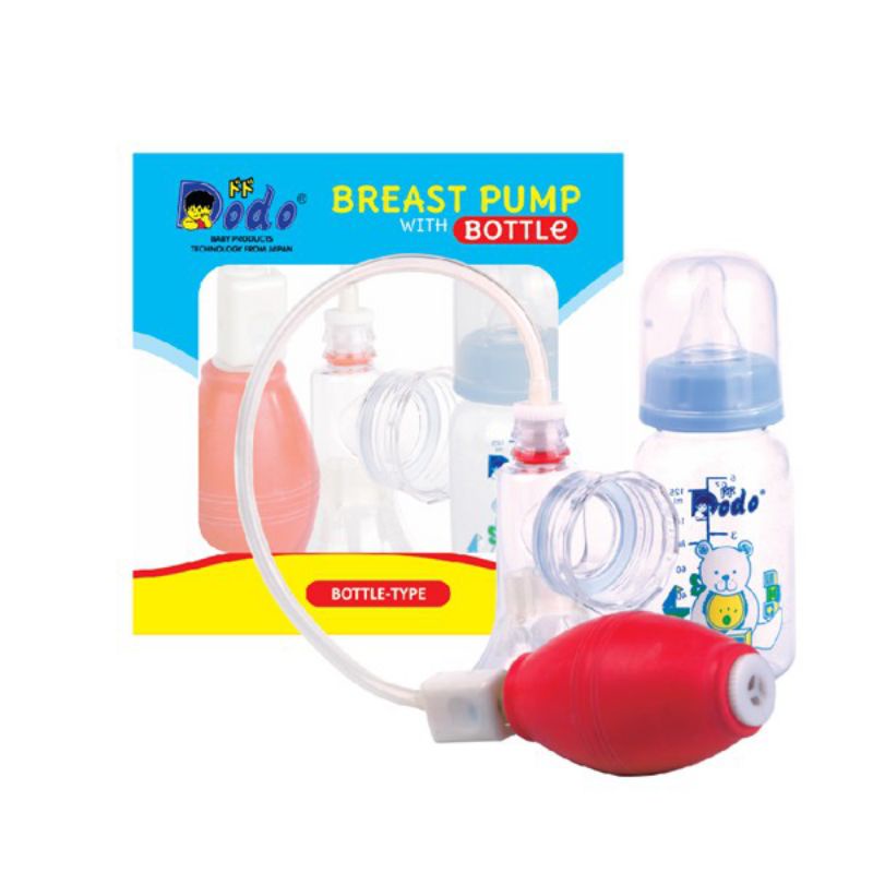 DODO BREAST PUMP MANUAL SELANG WITH BOTTLE