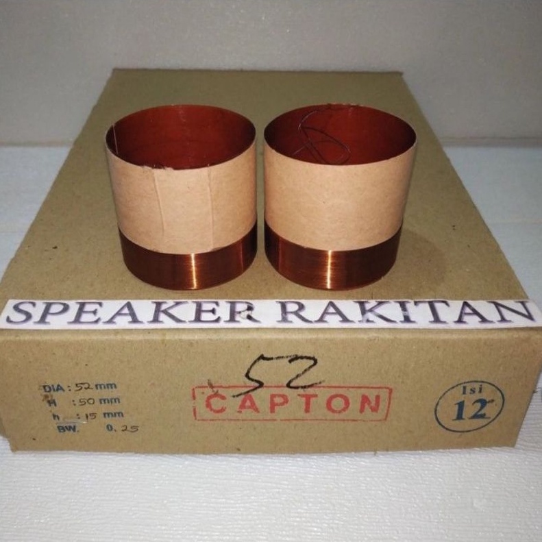 Spul Sepul Spool voice coil speaker 52mm. 2pcs