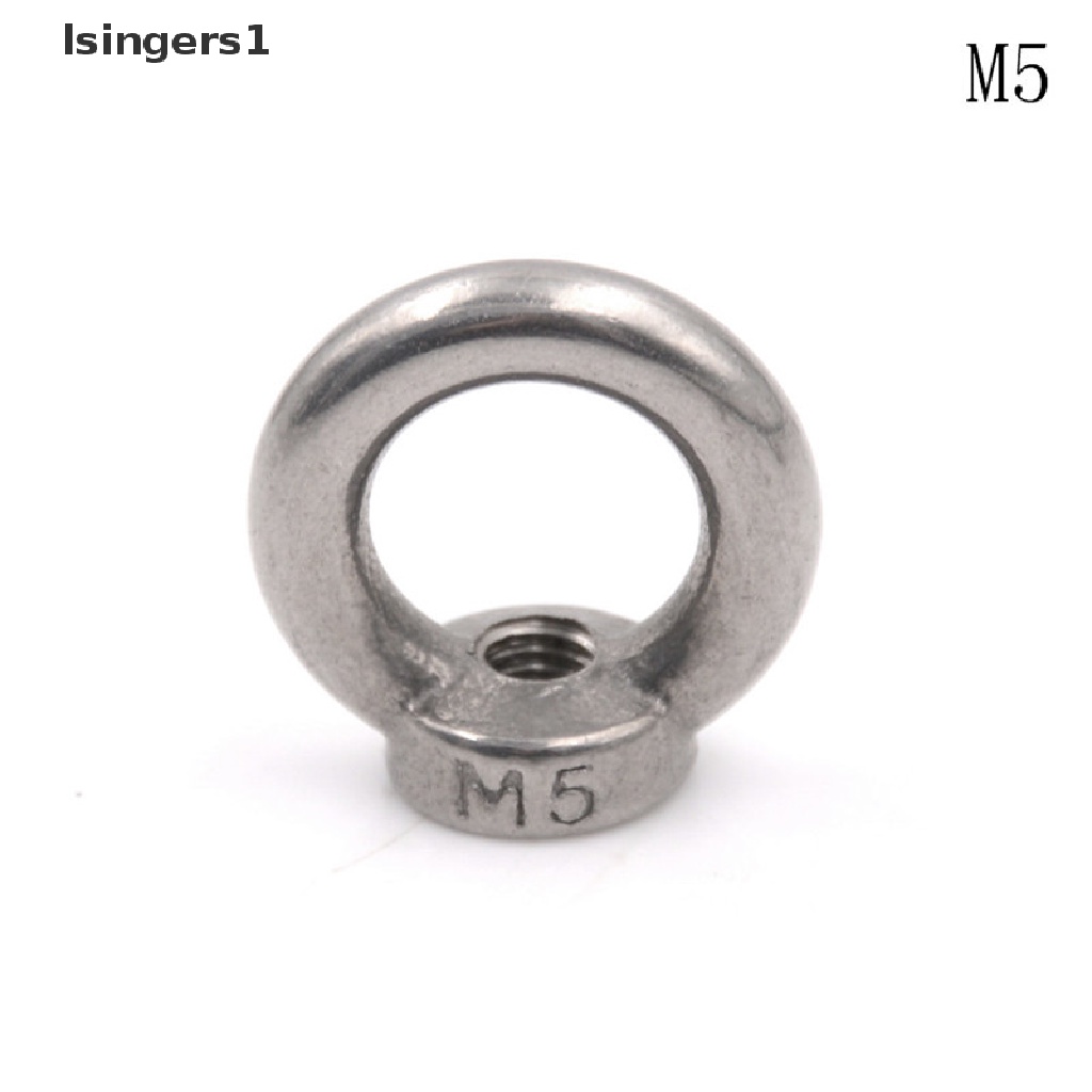 [lsingers1] M5/M6/M8/M10/M12 304 Stainless Steel Lifting Eye Nut Ring Shape Nuts Boutique